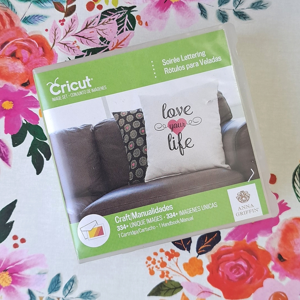 Cricut Anna Griffen Soiree Lettering for crafts crafting DIY